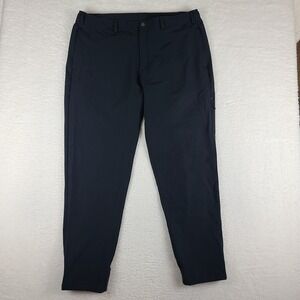 Mack Weldon Pants Mens XXL Black Skinny Tapered Performance Tech‎ Jogger Chino